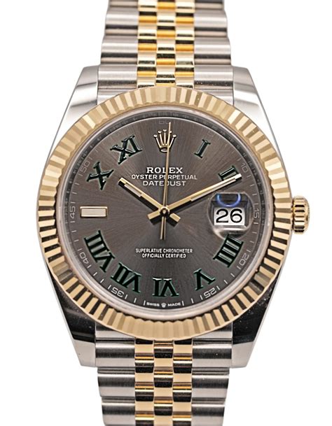 rolex datejust 41 yellow gold jubilee